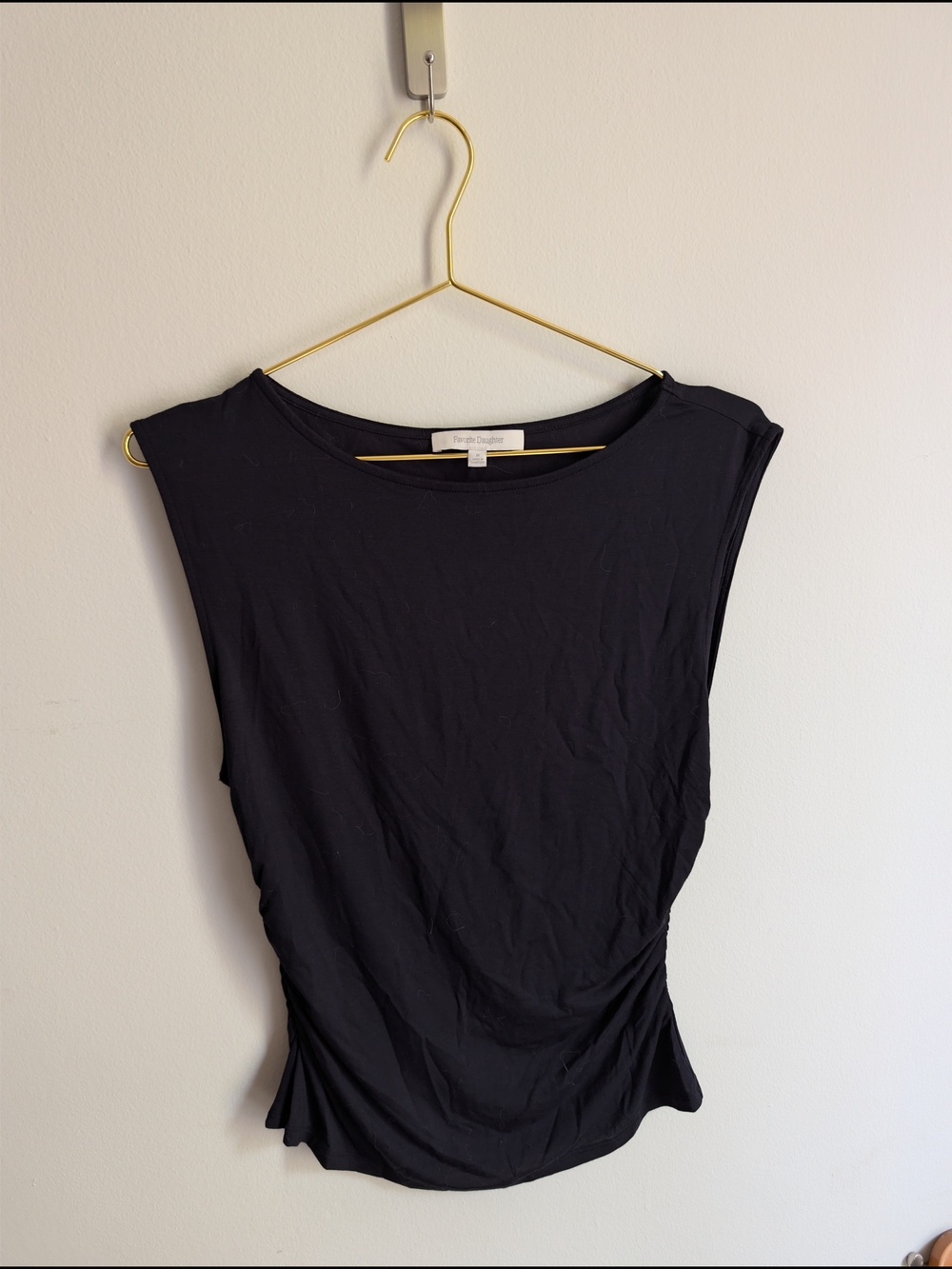 NWOT Favorite Daughter Black the limitless Top - Picture 3 of 5